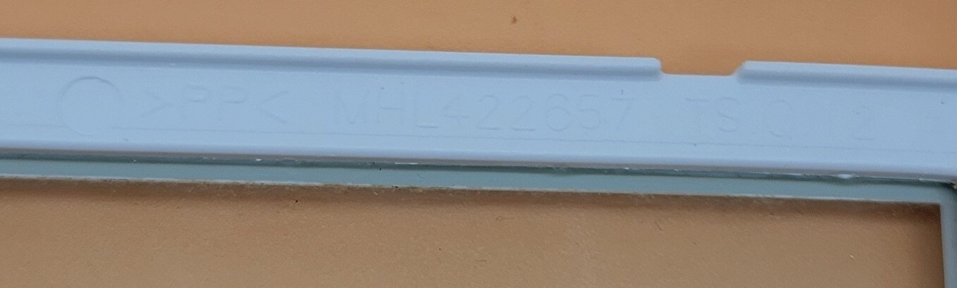 Genuine Refrigerator Kenmore Glass Shelf Part#MHL422657