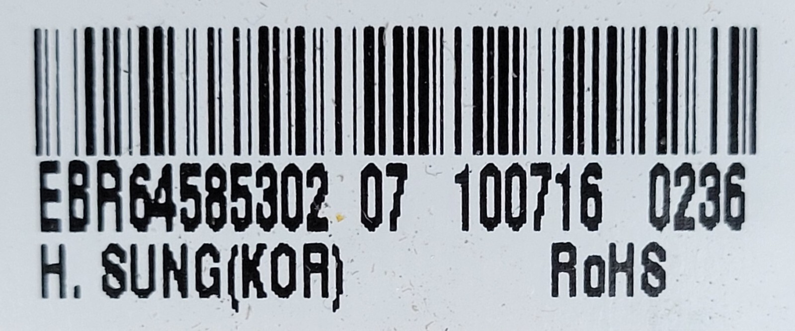 Genuine Refrigerator LG Circuit Board Part#EBR64585302