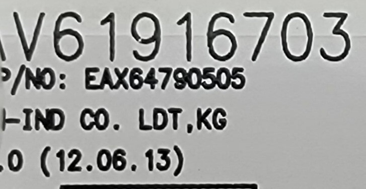 Genuine Refrigerator Kenmore Light Board Set Part#EAX64790505