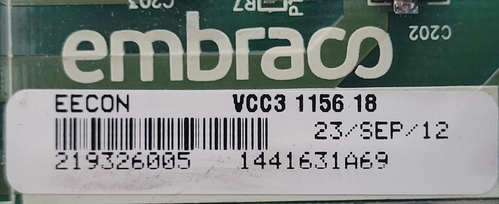 Genuine Refrigerator GE Circuit Board Part#219326005