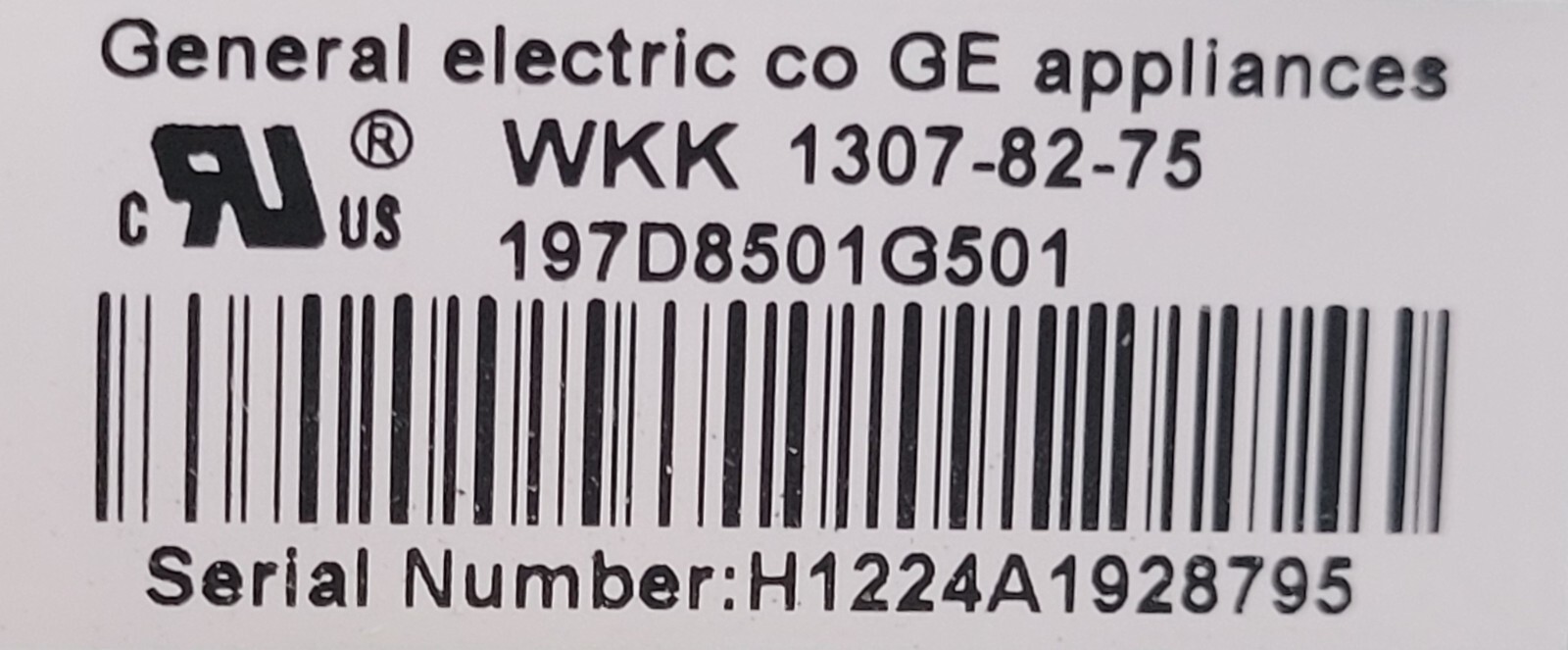 Genuine Refrigerator GE Circuit Board Part#197D8501G501