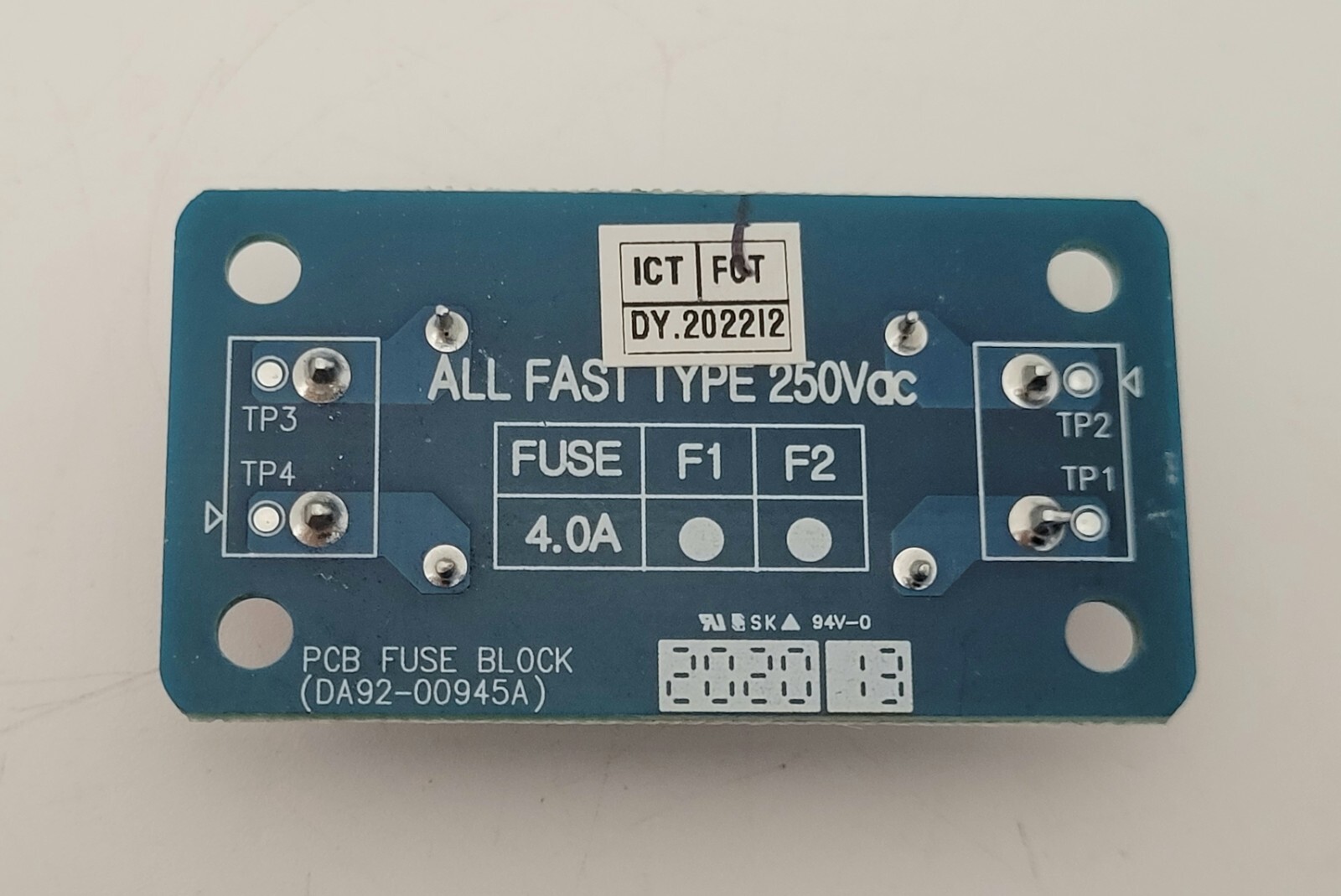 Genuine Refrigerator Samsung Fuse Block Part#DA92-00945A