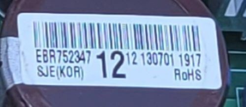 Genuine Refrigerator LG Control Board Part#EBR75234712