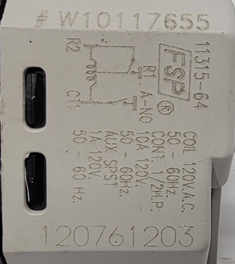 Genuine Dryer Kenmore Start Switch Part#W10117655