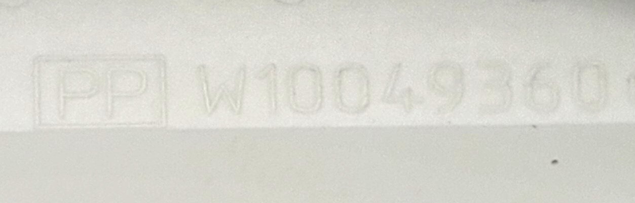 Genuine Dryer Whirlpool Lint Filter Part#W10049360