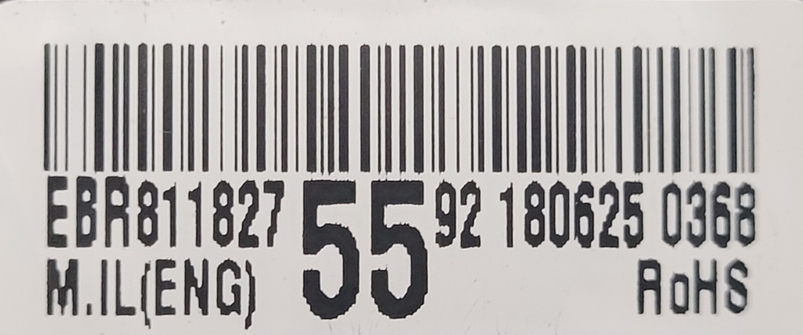 Genuine Refrigerator LG Circuit Board Part#EBR81182755