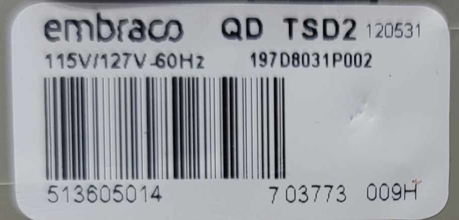 Genuine Refrigerator GE Start Relay Part#197D8031P002