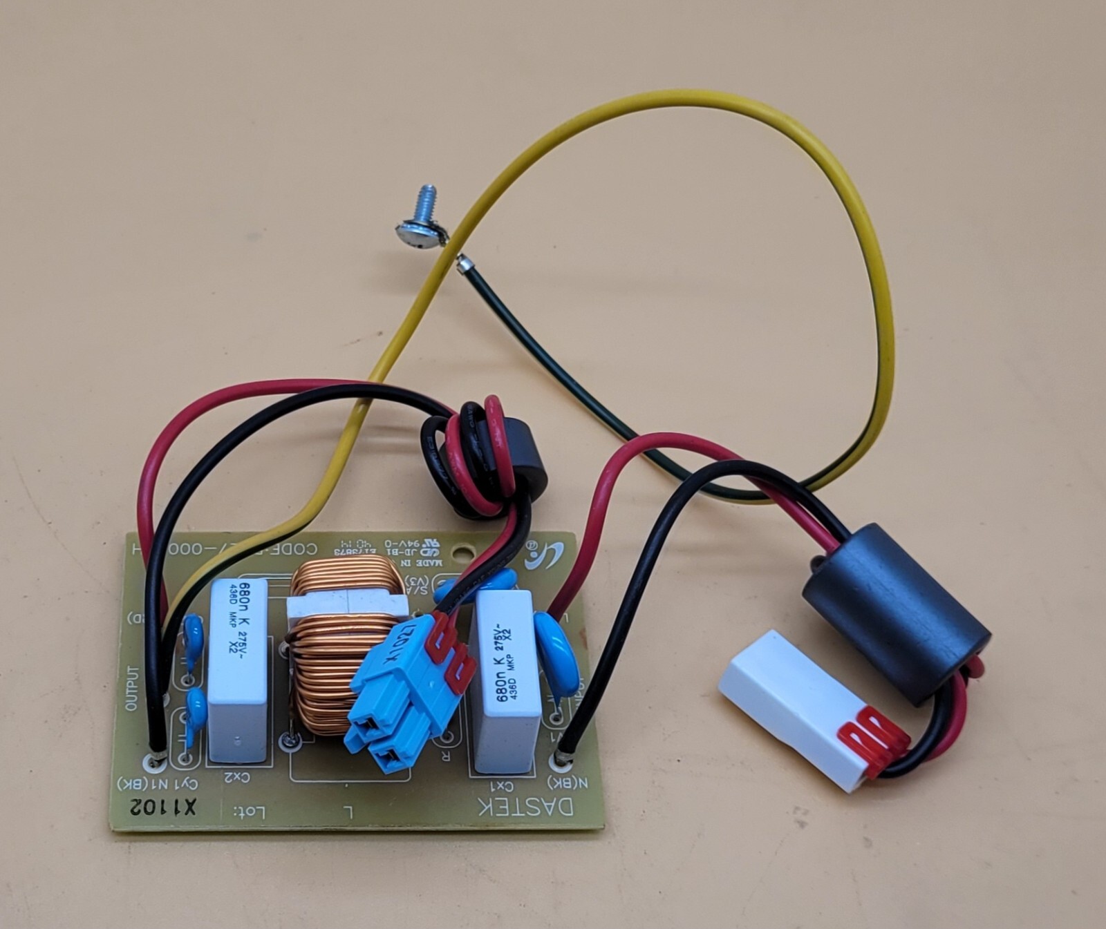 Genuine Refrigerator Samsung Noise Filter Board Part#DA27-00019H