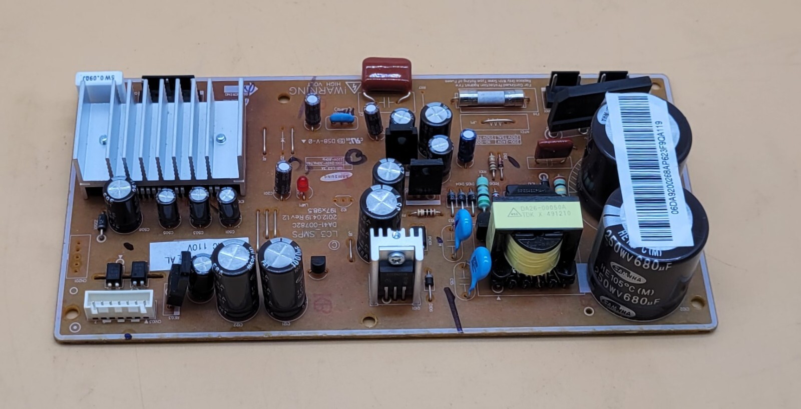 Genuine Refrigerator Samsung Control Board Part#DA92-00268A