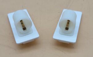 Genuine Refrigerator Kitchen Aid Light Socket Set Part#2320547