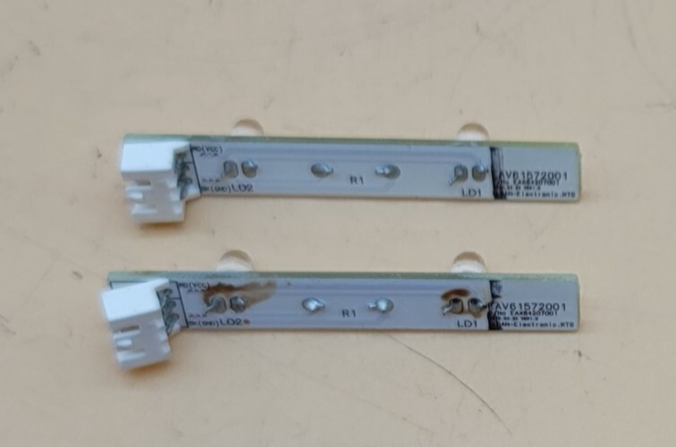 Genuine Refrigerator LG LED Light Set Part#EAV61572001.
