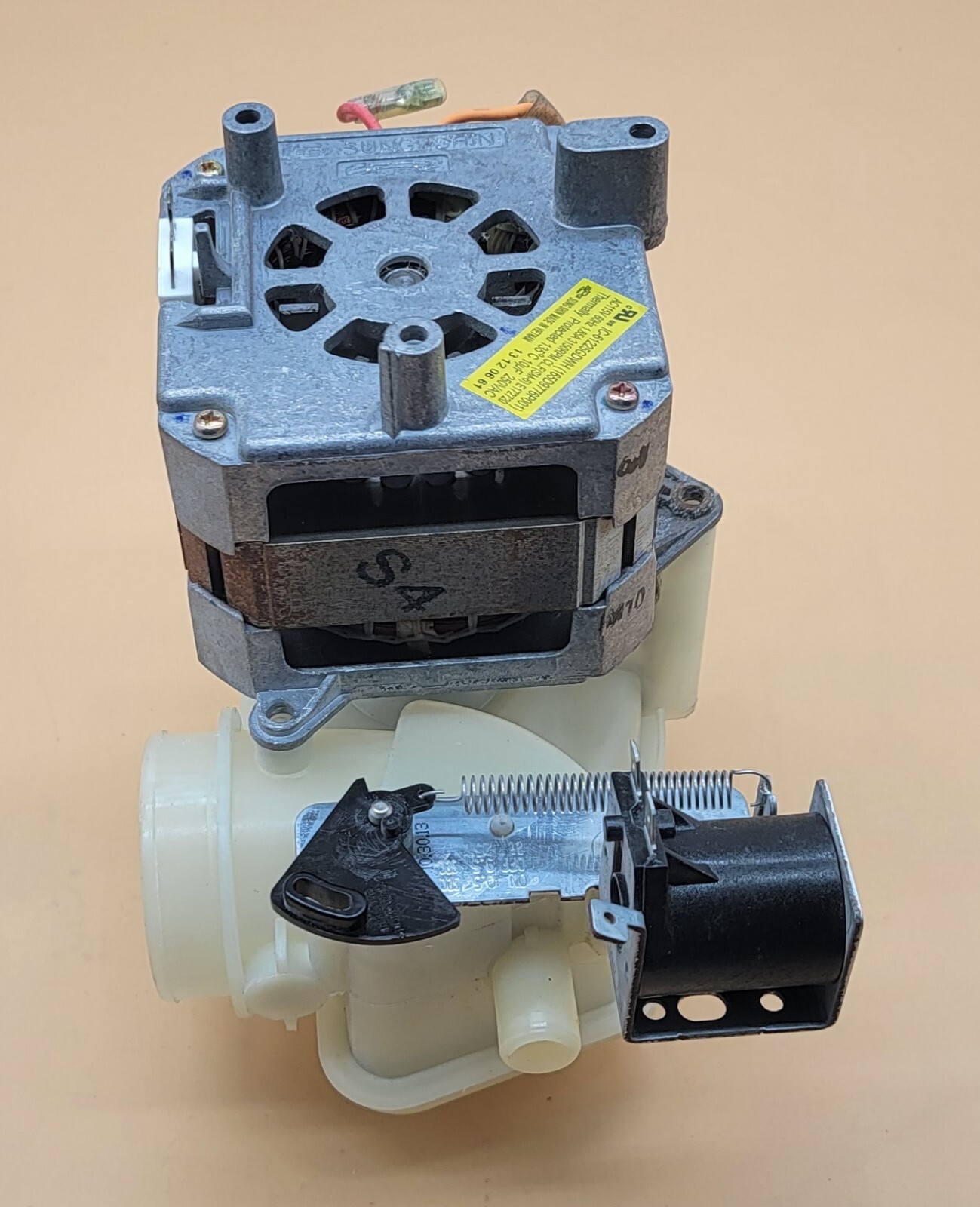 Genuine Dishwasher GE Pump Motor Part#165D9776P001