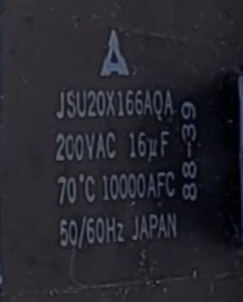 Genuine Cooktop GE Capacitor Part#JSU20X166AQA