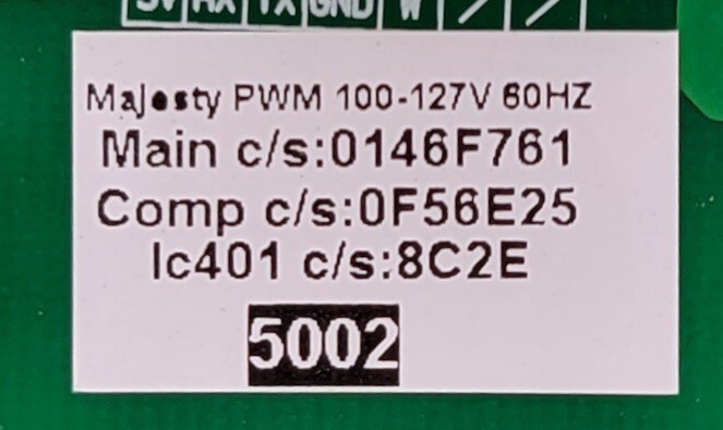 Genuine Refrigerator LG Control Board Part#EBR83845002