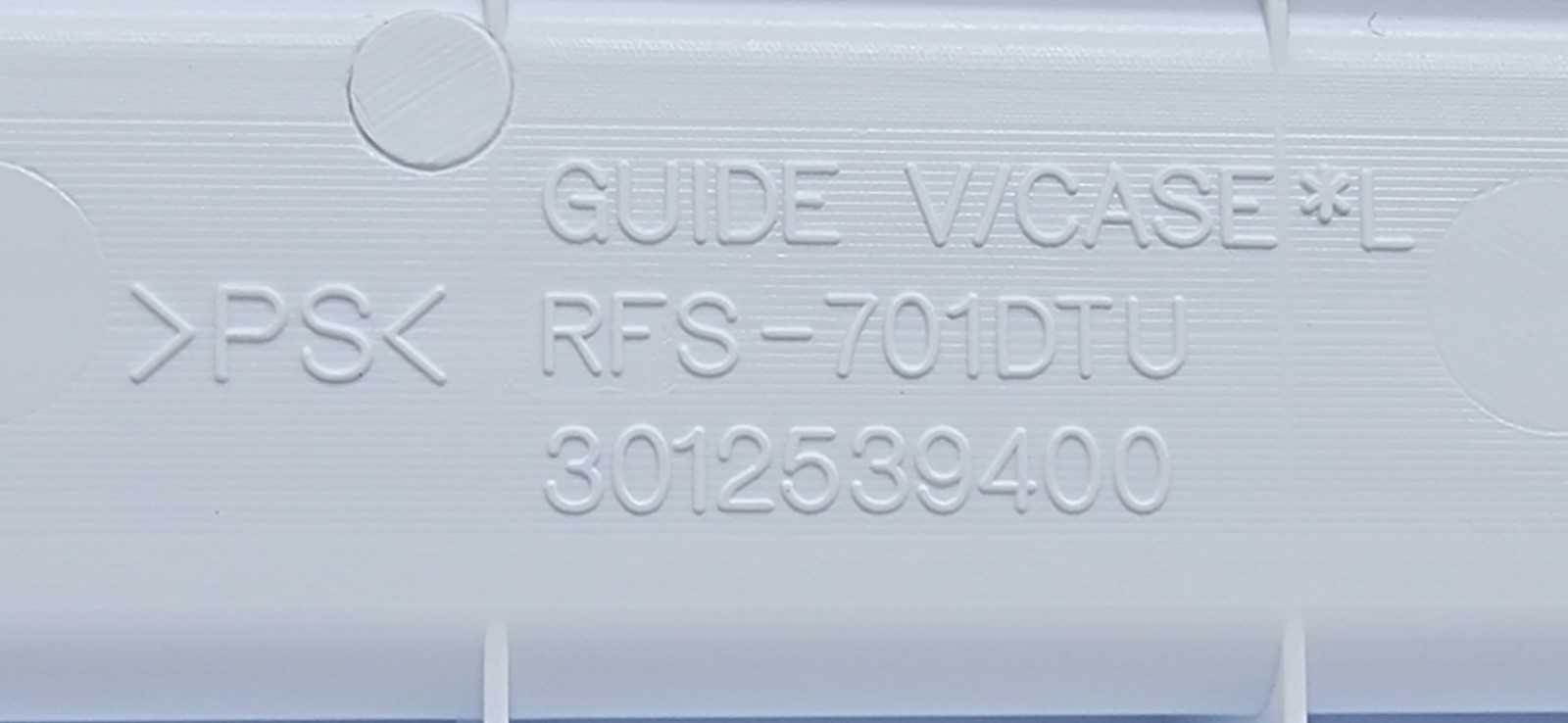 Genuine Refrigerator Kenmore Rail Part#3012539400