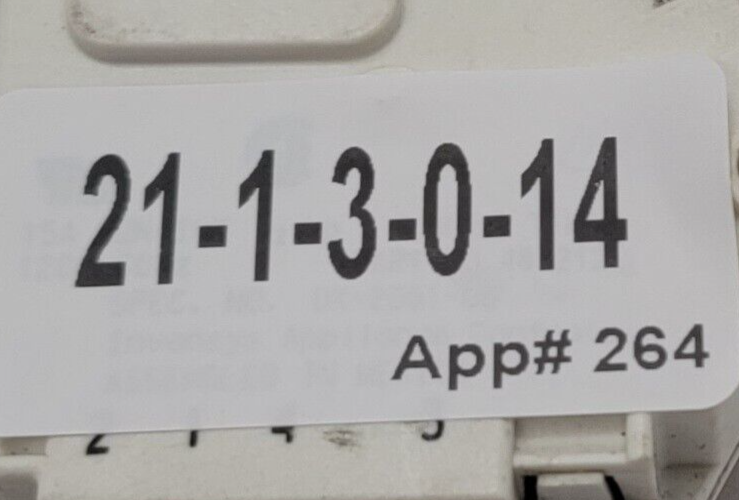 Genuine Refrigerator Sub-Zero Defrost Timer Control Part#483212