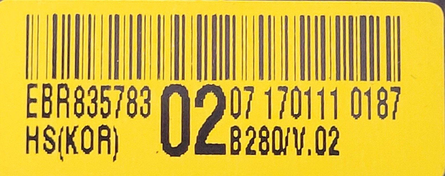 Genuine Washer LG Control Board Part#EBR83578302