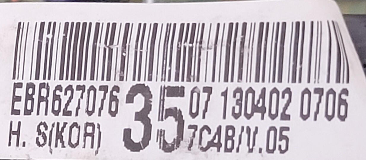 Genuine Dryer LG Circuit Board Part#EBR62707635