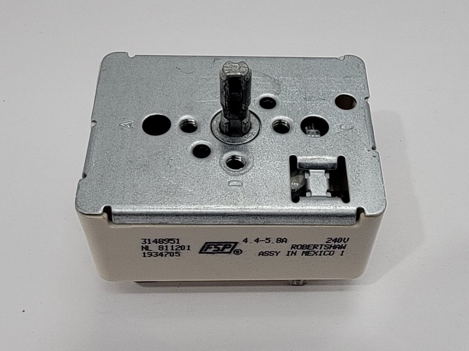 Genuine Oven Whirlpool Infinite Switch Part#3148951