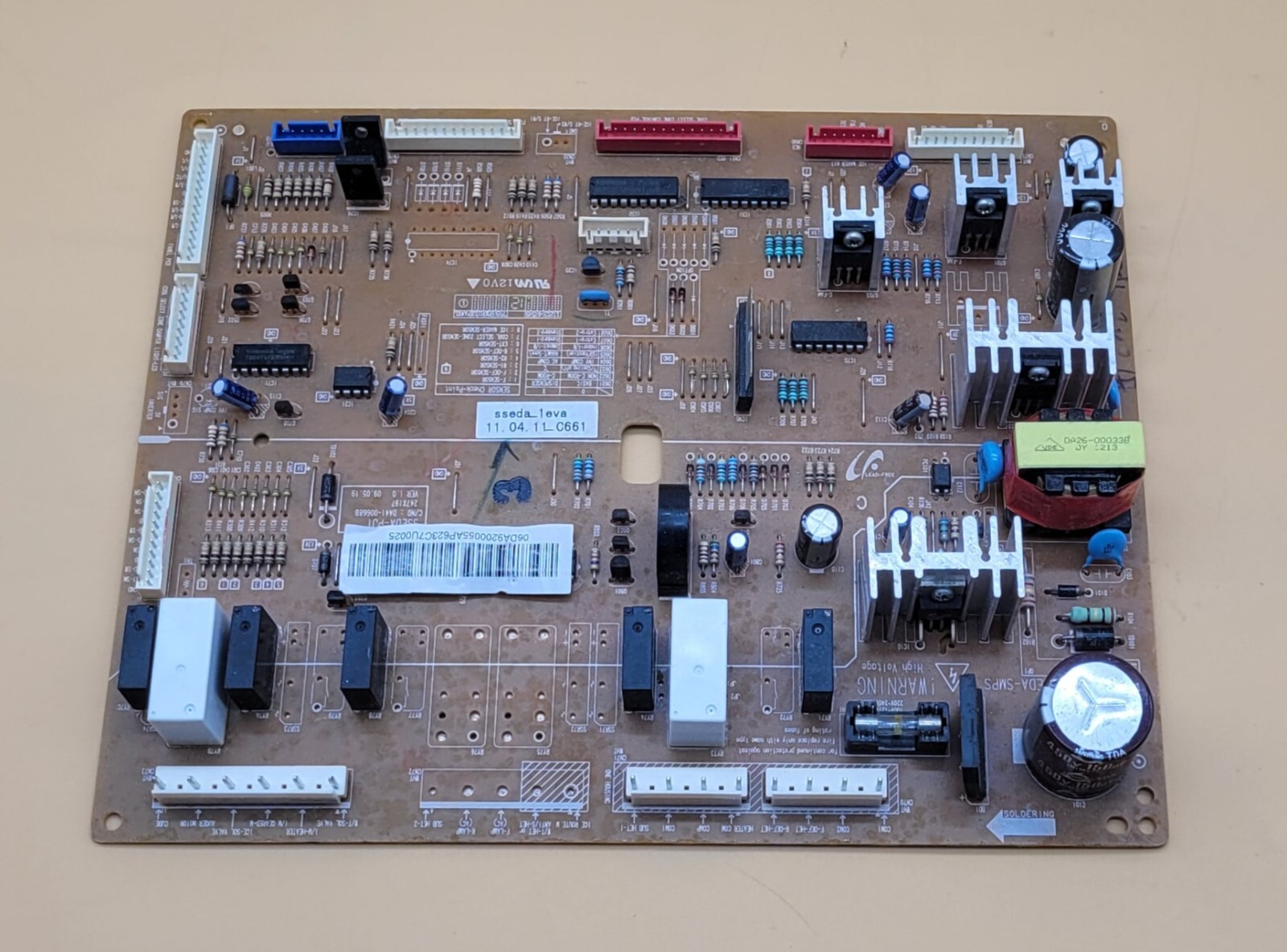Genuine Refrigerator Samsung Control Board Part#DA92-00055A
