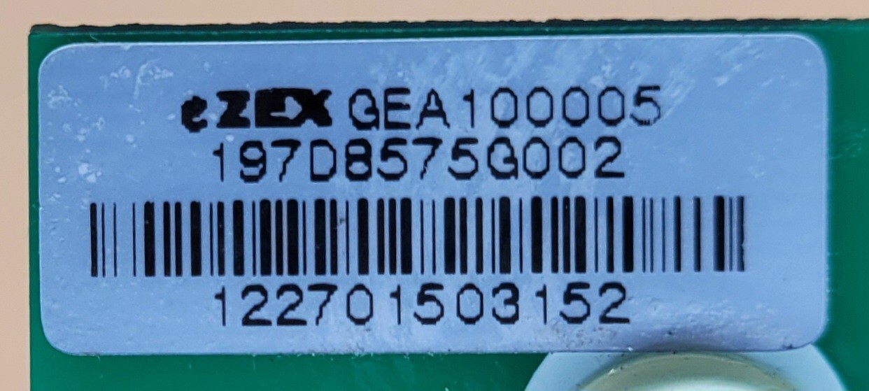 Genuine Refrigerator GE Control Board Part#197D8575G002
