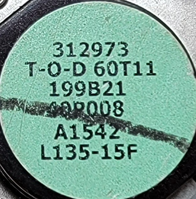 Genuine Dryer Hotpoint Thermostat Part#312973