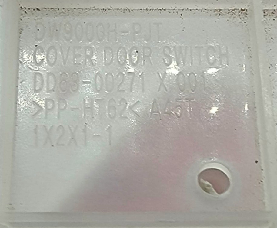 Genuine Dishwasher Samsung Door Switch Part#DD63-00271