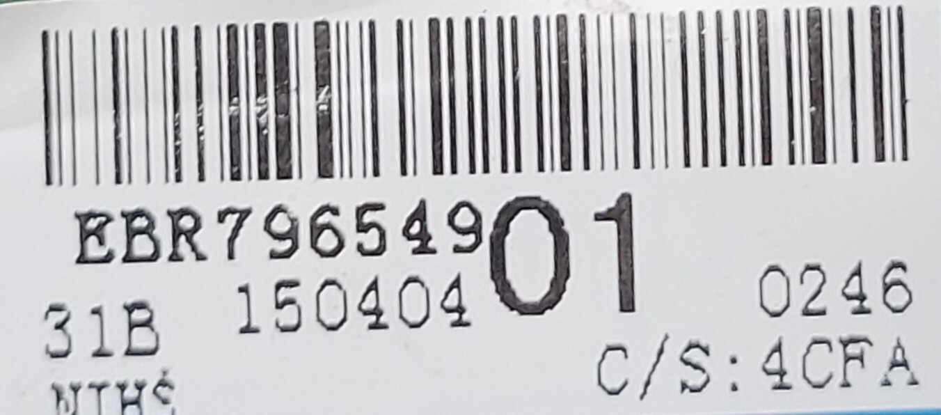 Genuine Washer LG Circuit Board Part#EBR79654901