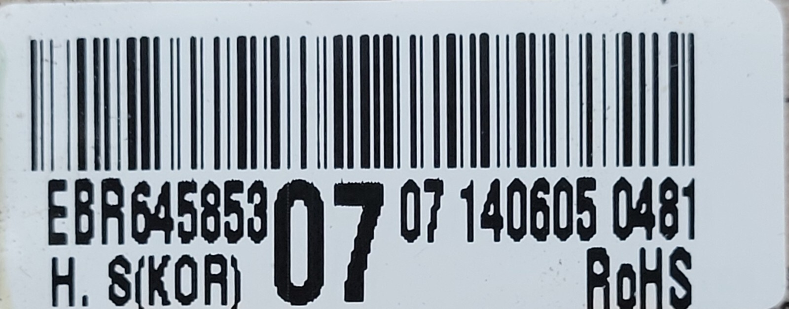 Genuine Refrigerator LG Circuit Board Part#EBR64585307