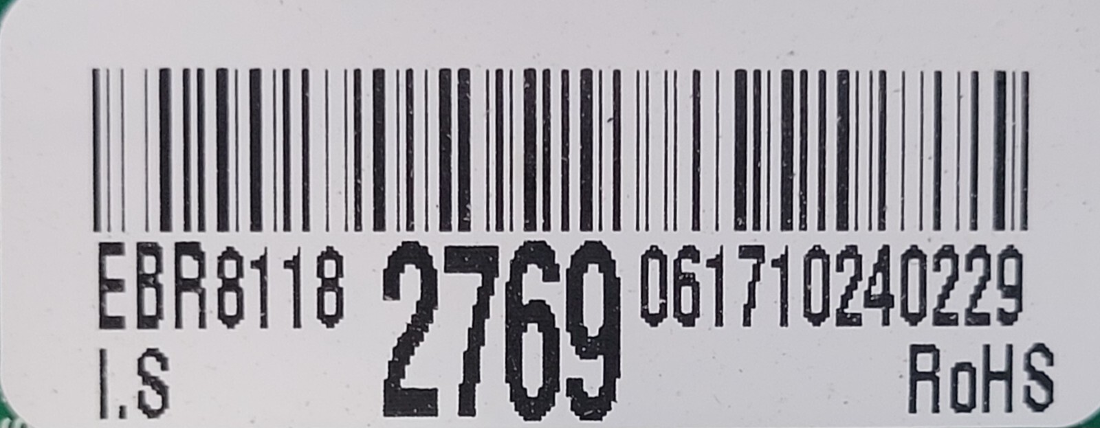 Genuine Refrigerator LG Circuit Board Part#EBR81182769