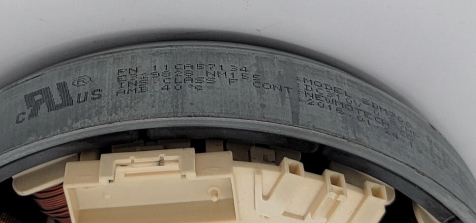 Genuine Washer Samsung Stator & Rotor Part#11CA57134
