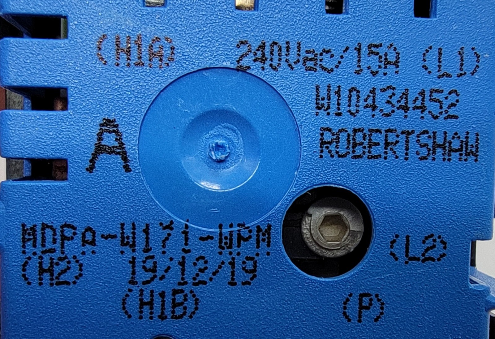 Genuine Oven Whirlpool Infinite Switch Part#W10434452