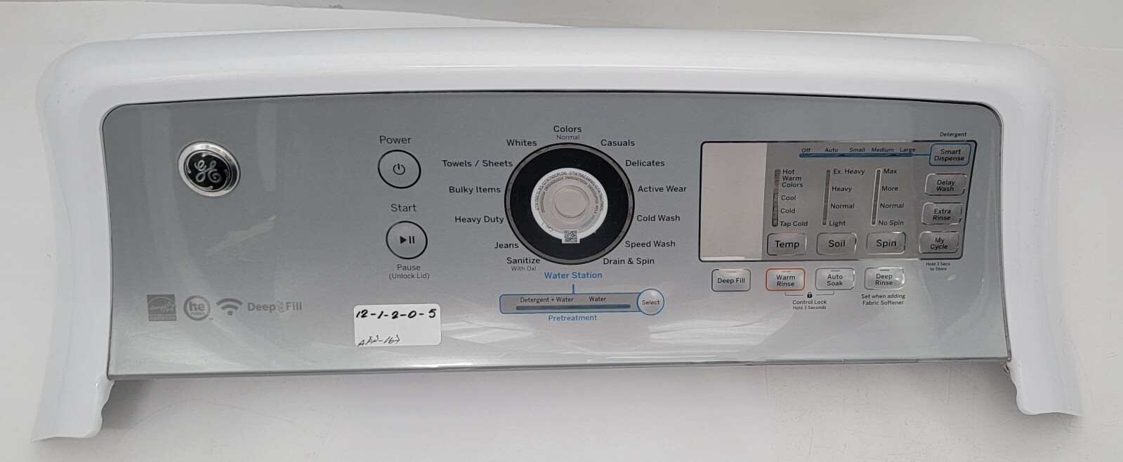 Genuine Washer GE Control Panel Part#290D2120P052