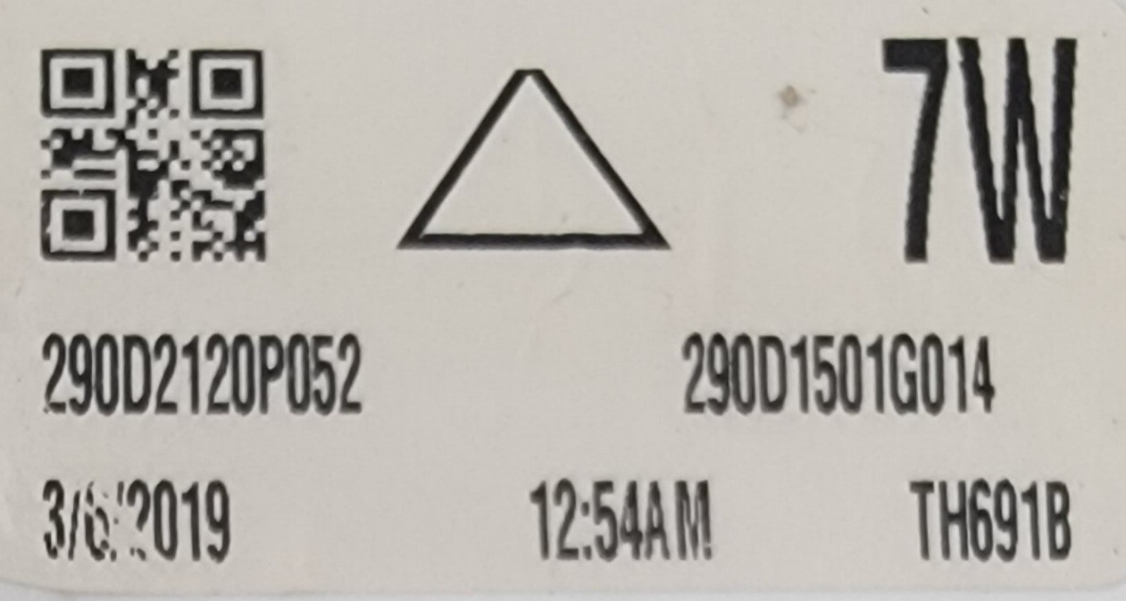 Genuine Washer GE Control Panel Part#290D2120P052
