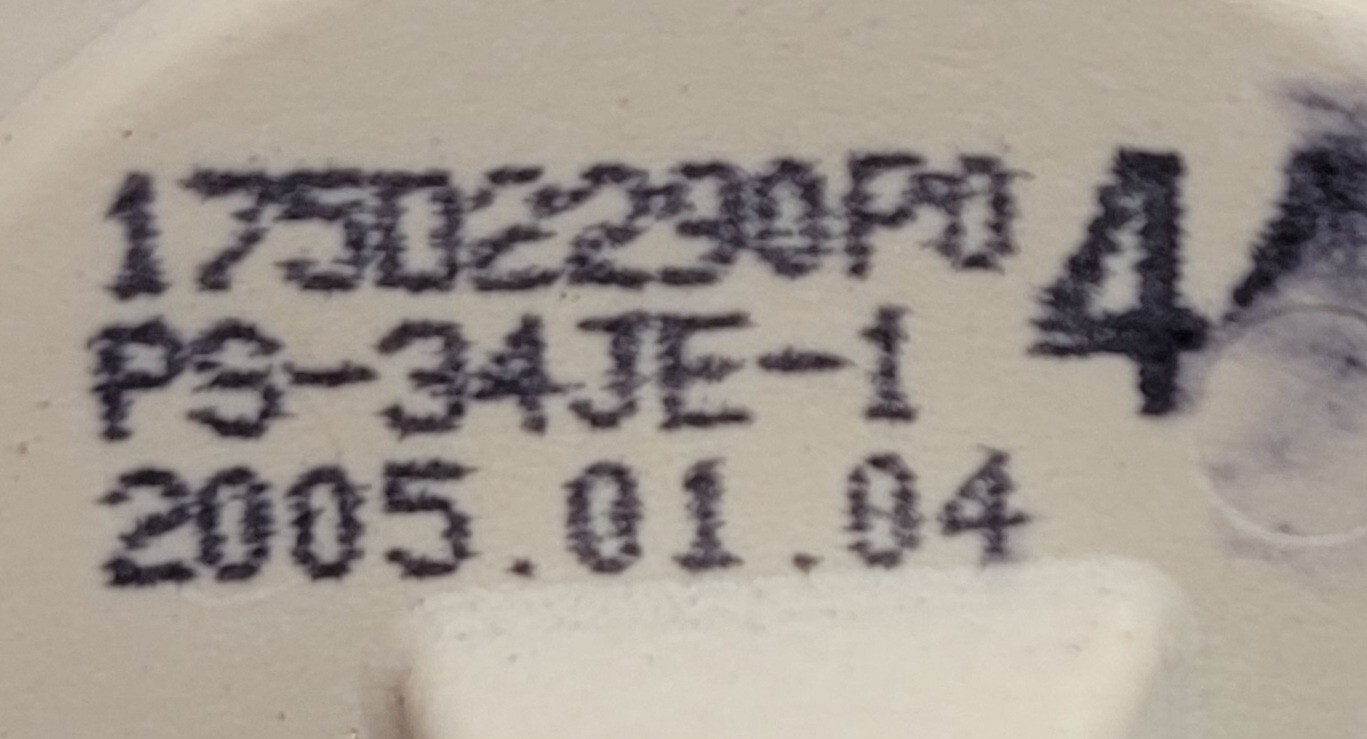Genuine Washer GE Pressure Switch Part#175D2290P044