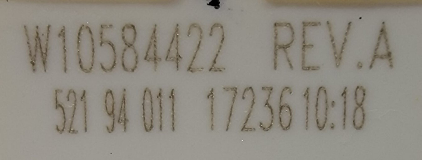Genuine Washer Maytag Selector Switch Part#W10584422
