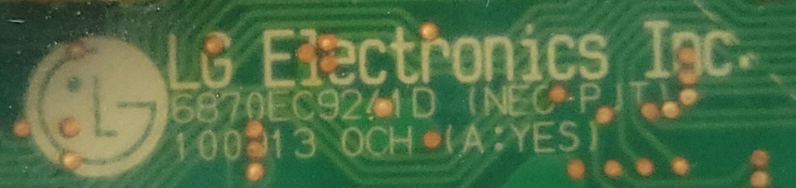 Genuine Dryer LG Circuit Board Part#EBR33640918
