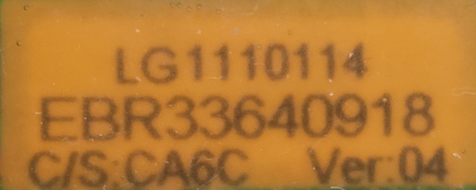 Genuine Dryer LG Circuit Board Part#EBR33640918