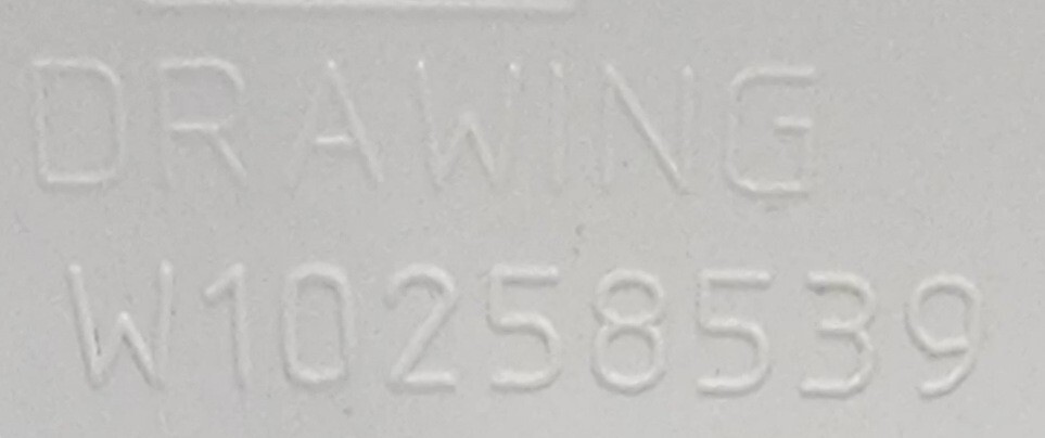 Genuine Refrigerator Kitchen Aid Ice Container Cover Part#W10258539