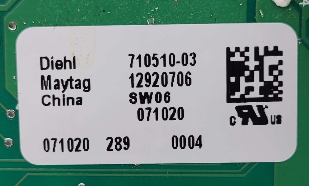 Genuine Refrigerator Maytag Circuit Board Part#12920706 71051003