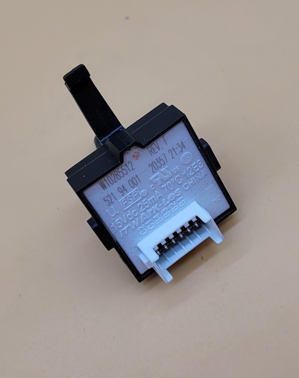 Genuine Washer Whirlpool Selector Switch Part#W10285518