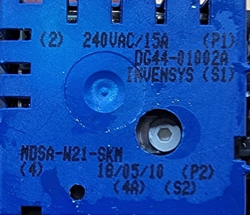 Genuine Oven Samsung Infinite Switch Part#DG44-01002A