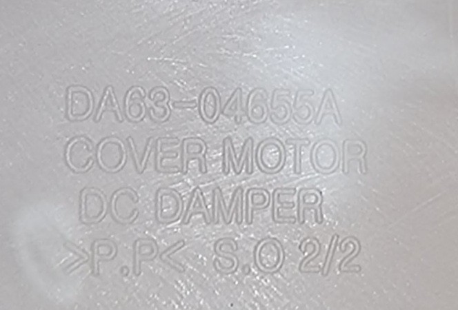 Genuine Refrigerator Samsung Damper Part#DA63-04655A