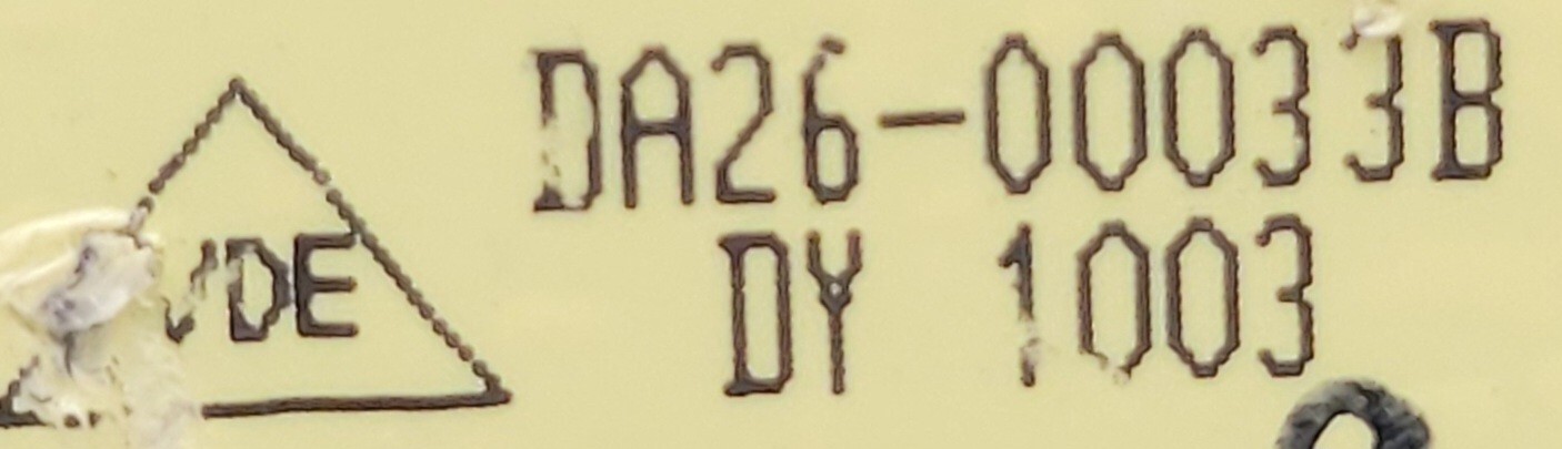 Genuine Refrigerator Samsung Circuit Board Part#DA4100538G