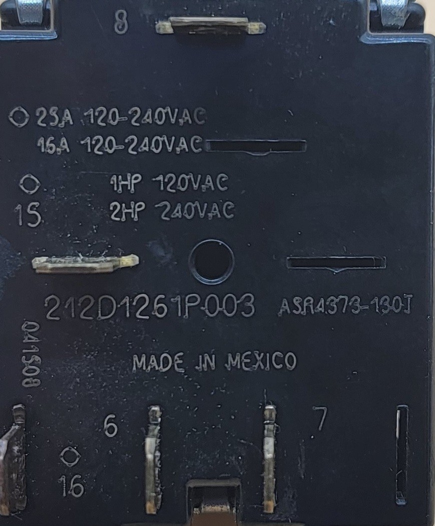 Genuine Dryer GE Temperature Switch Part#212D1261P003