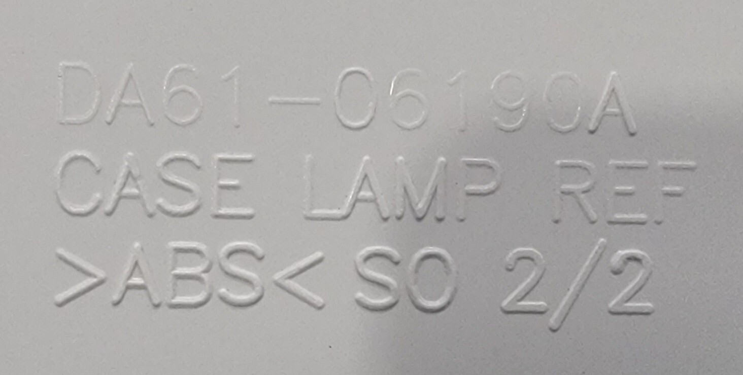Genuine Refrigerator Samsung Case Lamp Part#DA61-06190A