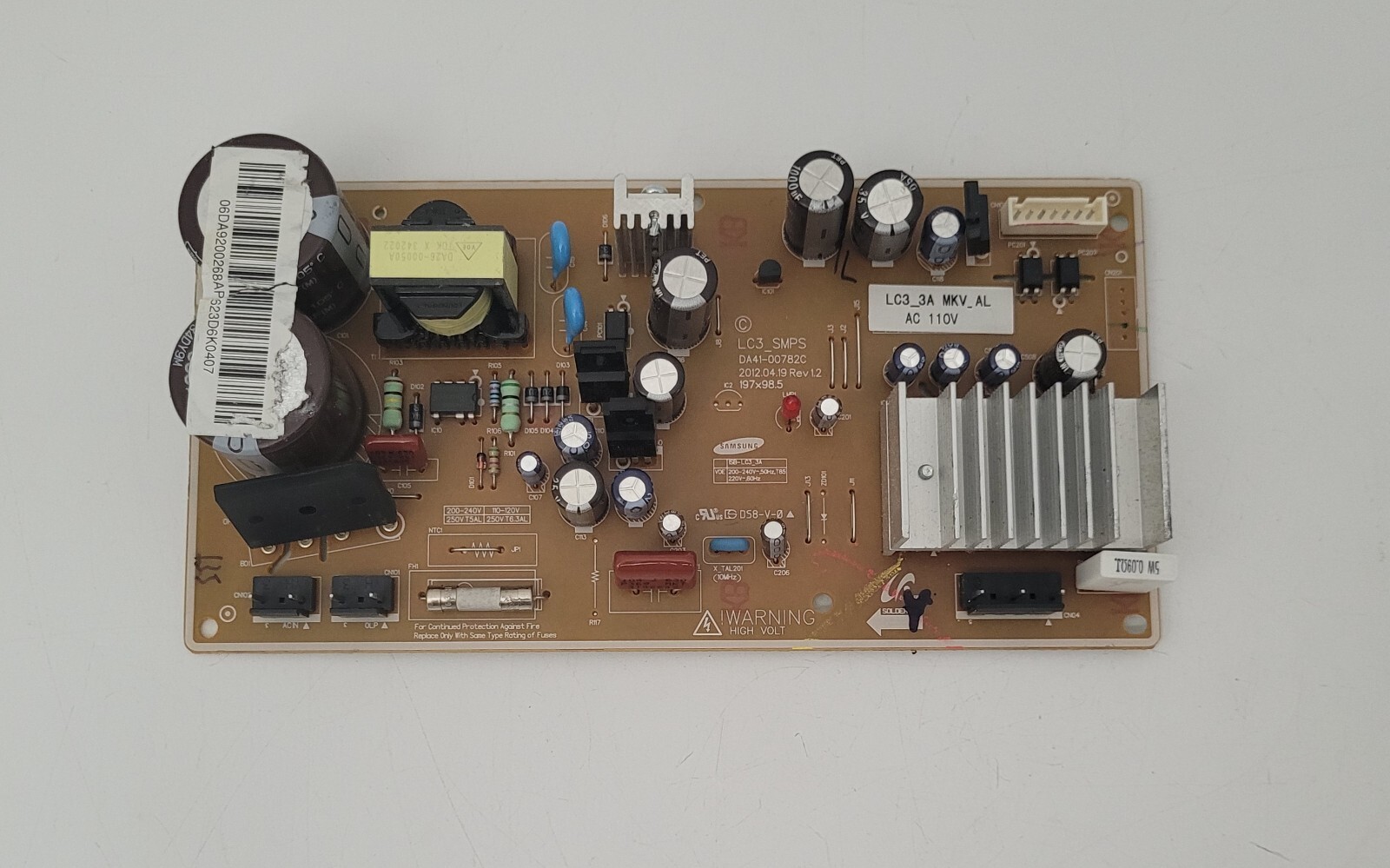 Genuine Refrigerator Samsung Circuit Board Part#DA9200268A