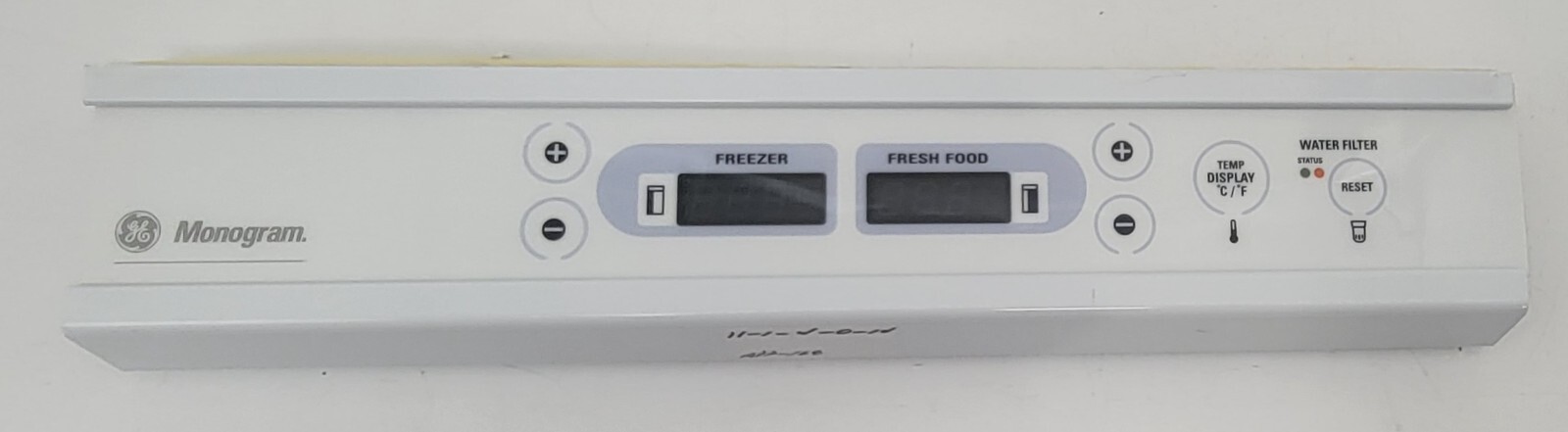 Genuine Refrigerator GE Monogram Control Panel Part#WR31X10025