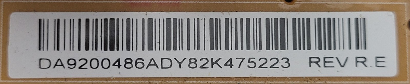 Genuine Refrigerator Samsung Circuit Board Part#DA9200486A