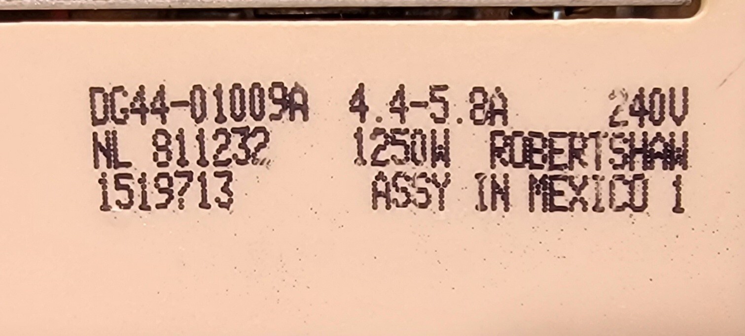 Genuine Electric Range Samsung Infinite Switch Part#DG44-01009A